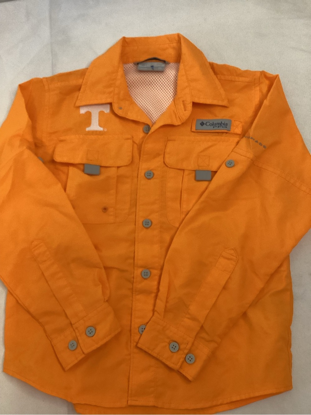 Columbia Kids UT Orange with Large T embroidered
